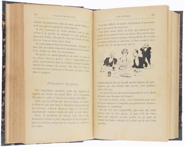 USAGES MONDAINS. Guide su savoir-vivre moderne dans toutes les circostances de la vie. Illustrations de M.Chatelaine