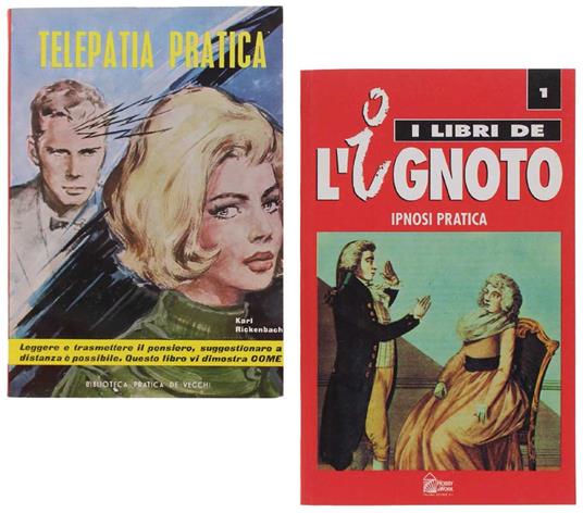 IPNOSI PRATICA - TELEPATIA PRATICA [2 libri, come nuovi] - Kurkov Andrei + Bulgakov Michail - Varie edizioni - copertina