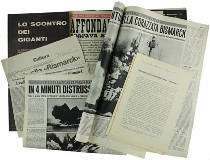 CORAZZATA BISMARCK: raccolta di 25 rievocazioni, articoli, stralci - Autori vari - Autori Vari - copertina