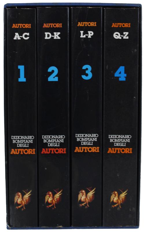 DIZIONARIO BOMPIANI DEGLI AUTORI DI TUTTI I TEMPI E DI TUTTE LE LETTERATURE. [come nuovo] - Autori vari