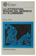 LETTERATURA INGLESE Dal Medioevo all'Illuminismo