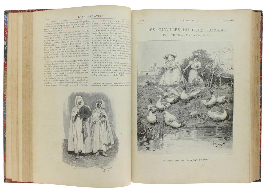 Supplément À L'Illustration 1898-1899: Meslem - Les Ouailles Du Cure' Fargeas - Les Ruines D'Uxmal - Le Doute - L'Oubli? - Le Petit Cinq - Sans Reves - Norbert Dys - Les Yeux Du Hasard - L'Illustration