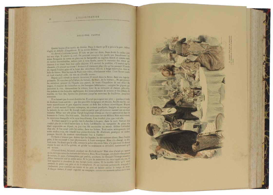SUPPLÉMENT À L'ILLUSTRATION 1906: Meyer-Förster Wilhelm, LE BARON DE HEIDENSTAMM + Michel Corday, LA MEMOIRE DU COEUR + Maurice Montéguy, DU PAIN! 1815-1847 + Paul Dumas, AUBE NOUVELLE - L'ILLUSTRATION