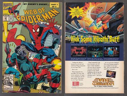 Web Of Spider-Man N.97 February 1993 Febbraio Marvel Comics Usa - copertina