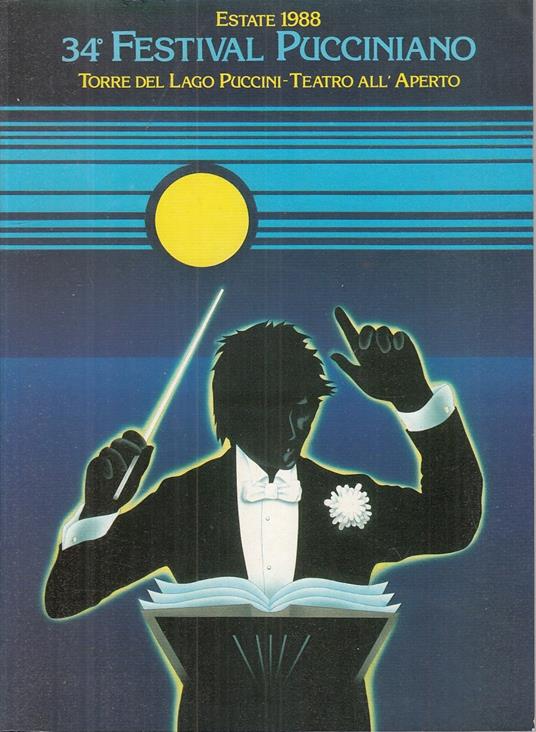 34° Festival Pucciniano Teatro Puccini All'Aperto-- Lucca--- 1988- B- Yfs870 - copertina