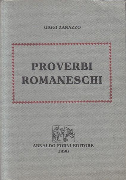 Proverbi Romaneschi - copertina