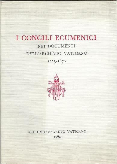 I Concili Ecumenici - copertina