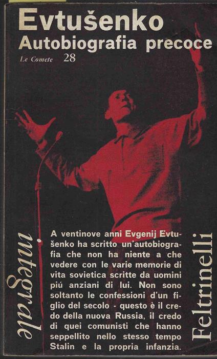 Autobiografia Precoce : Postille Marginali - Evgenij Evtusenko - copertina