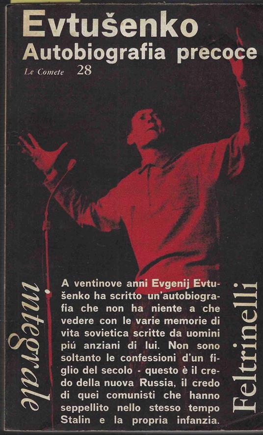 Autobiografia Precoce : Postille Marginali - Evgenij Evtusenko - copertina