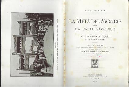 Metà Del Mondo Vista Da Un'automobile - Luigi Barzini - copertina