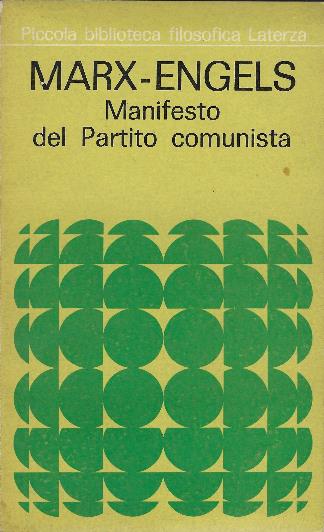 Manifesto Del Partito Comunista - Friedrich Engels - copertina