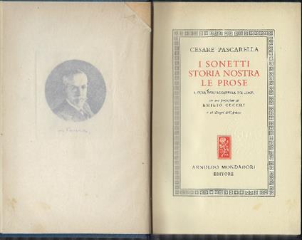 I Sonetti, Storia Nostra, Le Prose - Cesare Pascarella - copertina