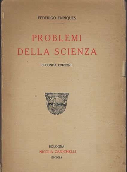 Problemi Della Scienza - Federigo Enriques - copertina