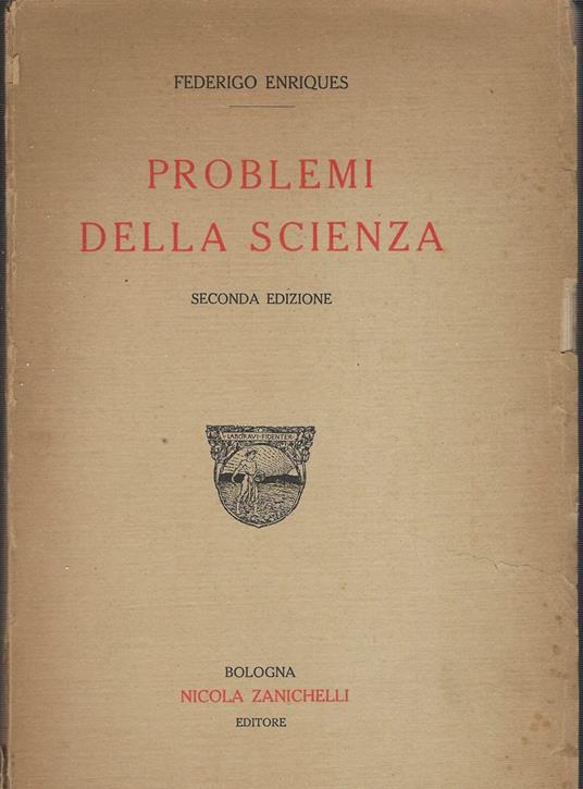 Problemi Della Scienza - Federigo Enriques - copertina