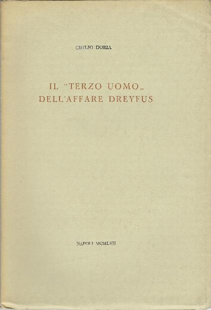 "Terzo Uomo" Dell'affare Dreyfus - copertina