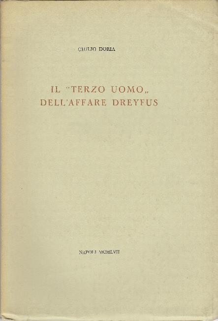 "Terzo Uomo" Dell'affare Dreyfus - copertina