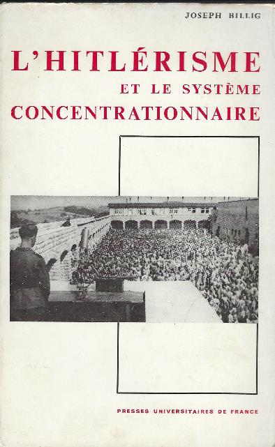 L' hitlérisme Et Le Systeme Concentrationnaire - copertina