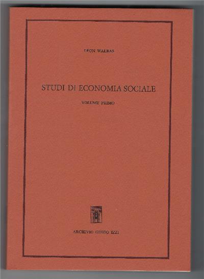 Studi Di Economia Sociale - copertina