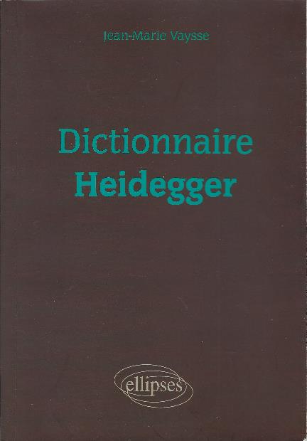 Dictionaire Heidegger - copertina