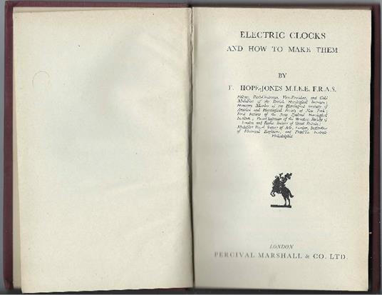 Electric Clocks And How To Make Them - copertina