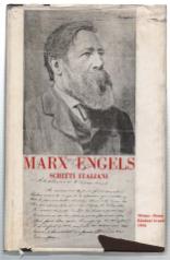Marx Engels Scritti Italiani - copertina