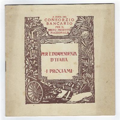 Per L'indipendenza D'italia I Proclami - copertina