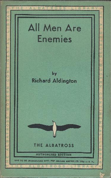 All Men Are Enemies - Richard Aldington - copertina