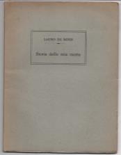 Storia Della Mia Morte - Lauro De Bosis - copertina