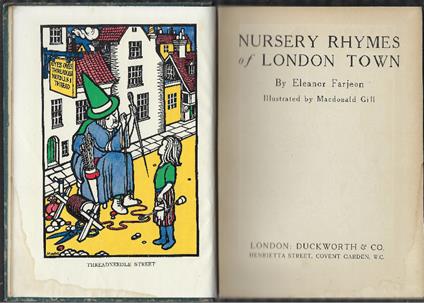 Nursery Rhymes Of London Town - Eleanor Farjeon - copertina