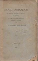 canti popolari dei dintorni del lago di Bolsena di Orvieto e delle campagne del Lazio