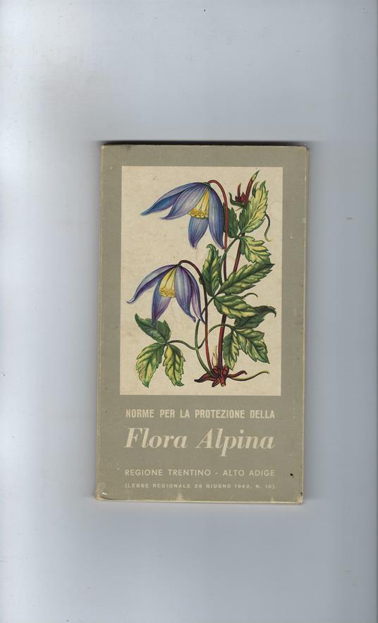 Norme Per La Protezione Della Flora Alpina - copertina