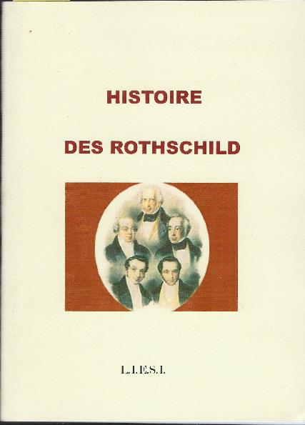 Histoire Des Rothschild - copertina