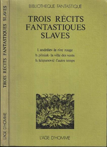Trois récits fantastiques slaves - copertina