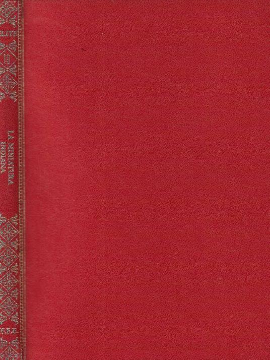 La miniatura indiana - Mario Bussagli - copertina