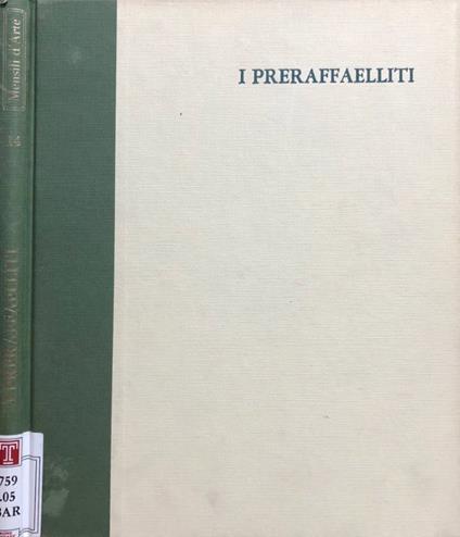 I Preraffaelliti - Renato Barilli - copertina
