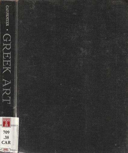 Greek art - Rhys Carpenter - copertina