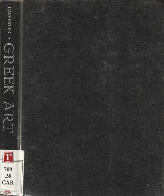 Greek art - Rhys Carpenter - copertina