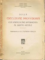 Sulla Esecuzione Provvisoria con particolare riferimento al Diritto Penale