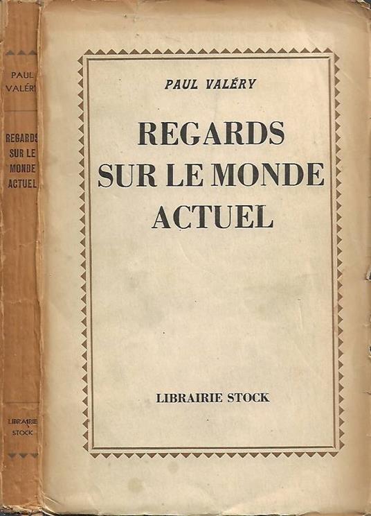 Regards sur le monde actuel - Paul Valéry - copertina