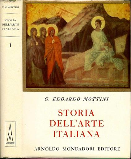 Storia dell'arte italiana - Edoardo Mottini - copertina