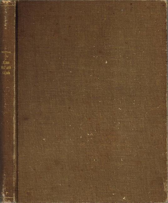 Storia dell'Arte Italiana - Edoardo Mottini - copertina