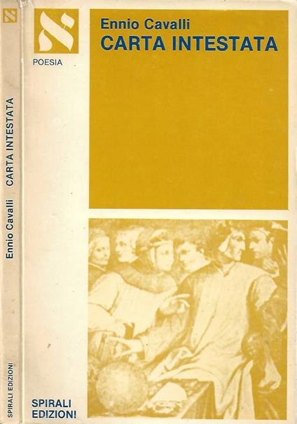 Carta intestata (Autografo) - Ennio Cavalli - copertina