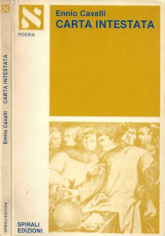 Carta intestata (Autografo) - Ennio Cavalli - copertina