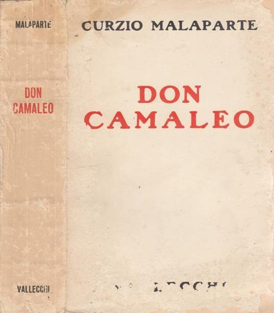 Don Camaleo - Curzio Malaparte - copertina