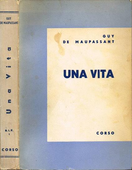 Una vita - Guy de Maupassant - copertina