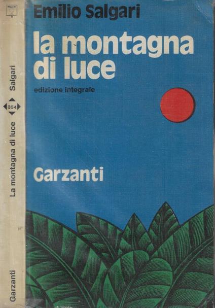 La montagna di luce - Emilio Salgari - copertina