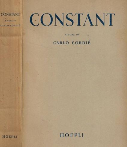 Constant - Baldassarre Castiglione - copertina