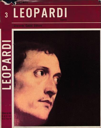 Opere - Giacomo Leopardi - copertina