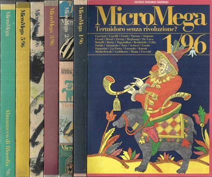 Micromega n. 1 - 2 - 3 - 4 - 5 e Almanacco - 1996 - copertina