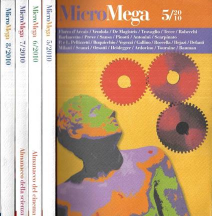 Micromega n. 5 - 6 - 7 - 8 2010 - copertina